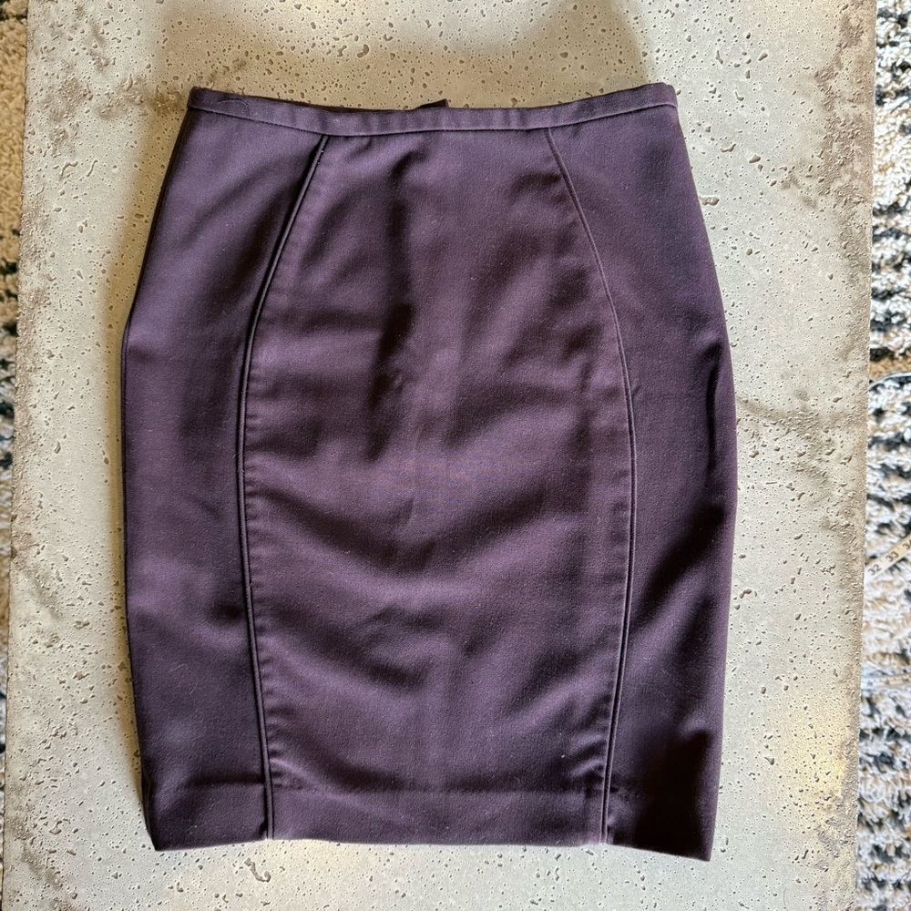 H&M Dark Purple Pencil Skirt